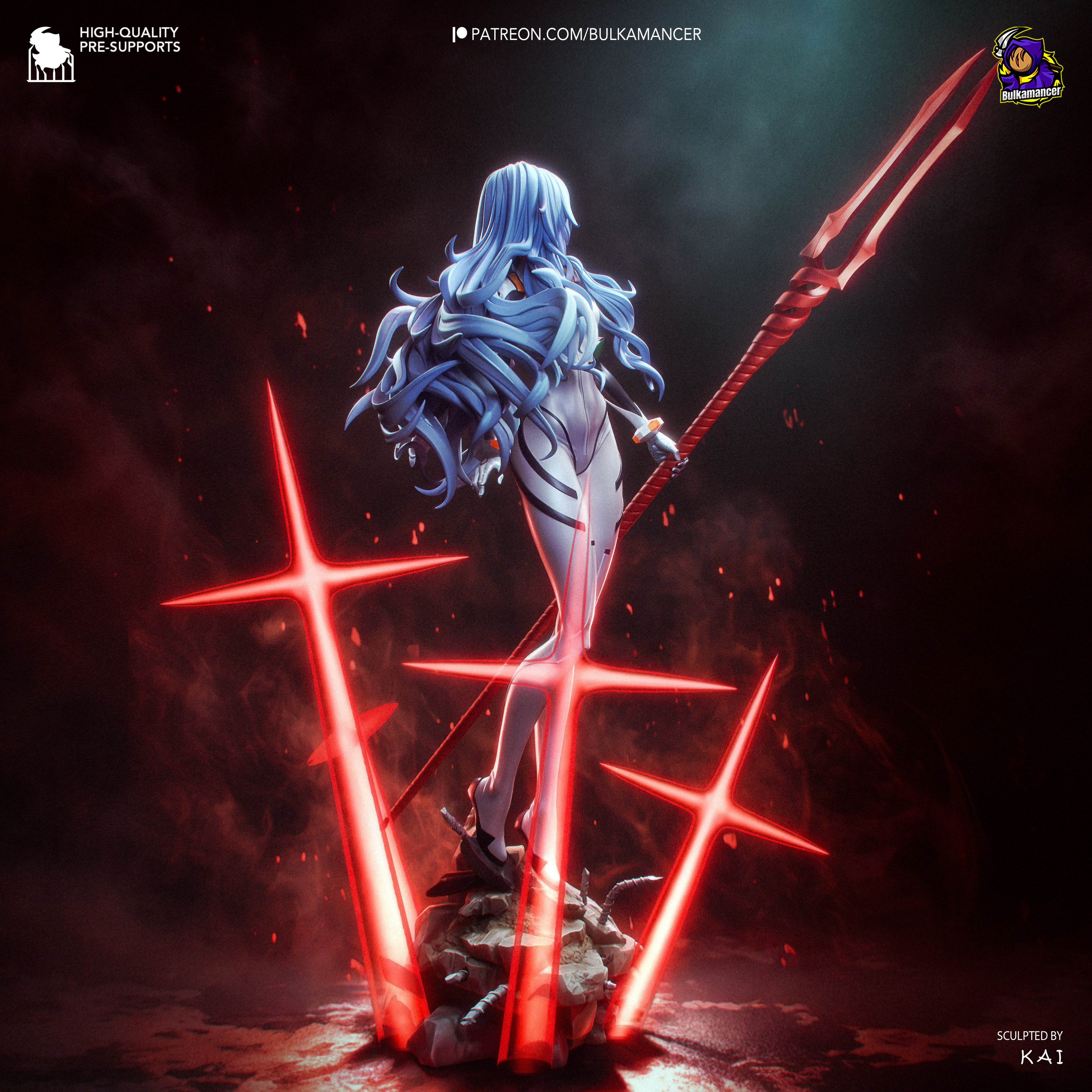 Rei Ayanami - Evangelion - Bulkamancer - NON PEINT