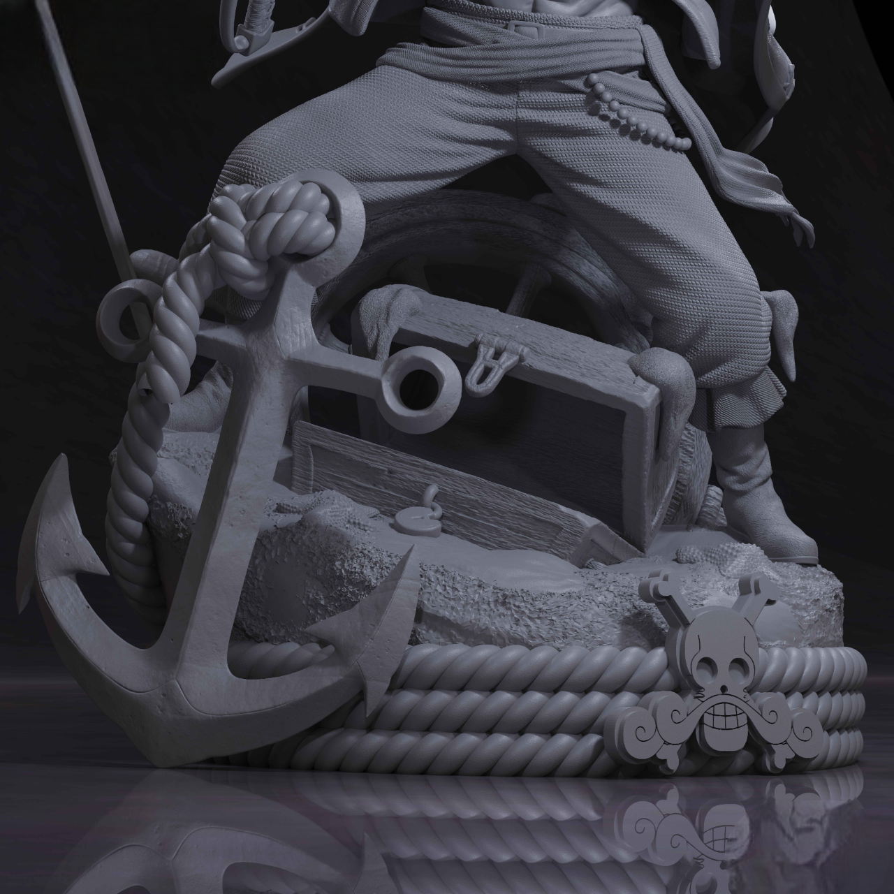 Pirate légendaire - High Quality 14K Resin - NON PEINT