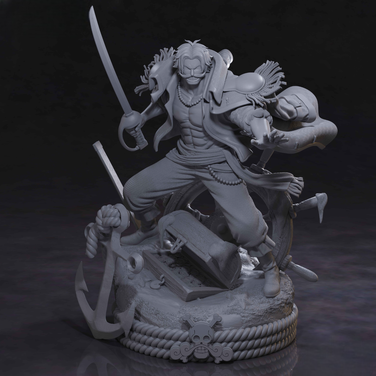 Pirate légendaire - High Quality 14K Resin - NON PEINT
