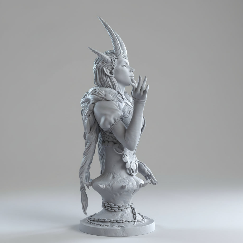 Démonne ailée charmeuse - High Quality 14K Resin - NON PEINT