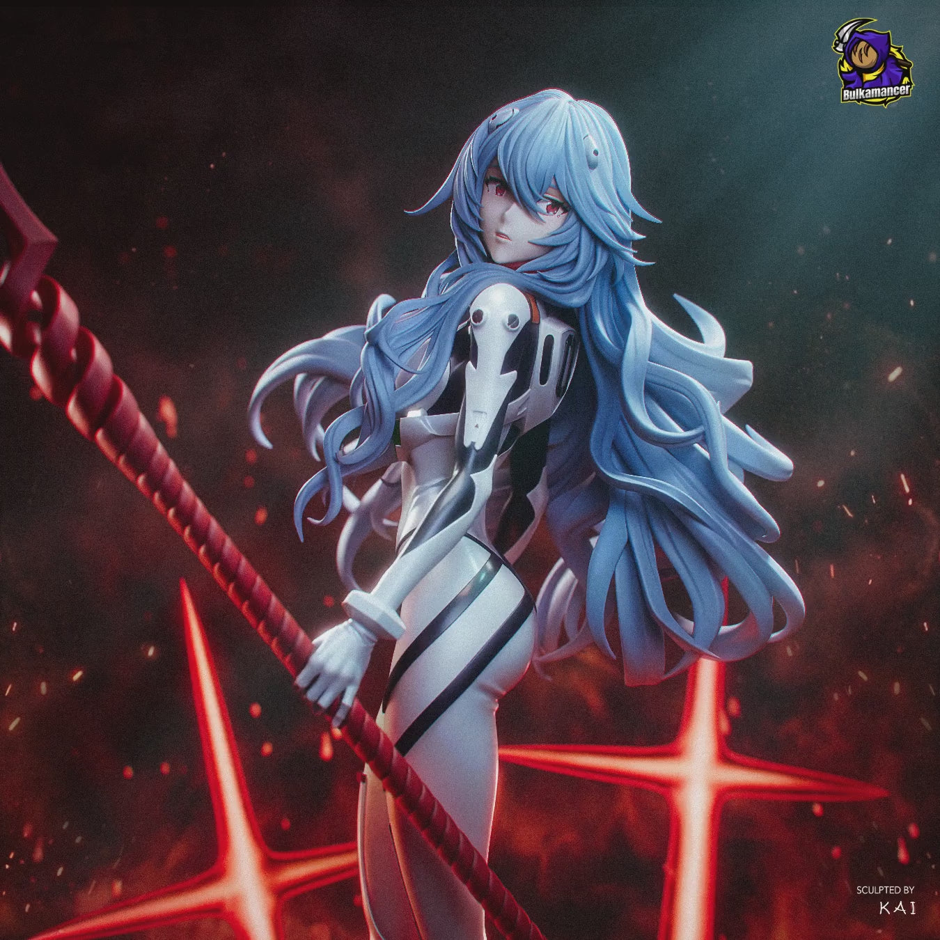 Rei Ayanami - Evangelion - Bulkamancer - NON PEINT