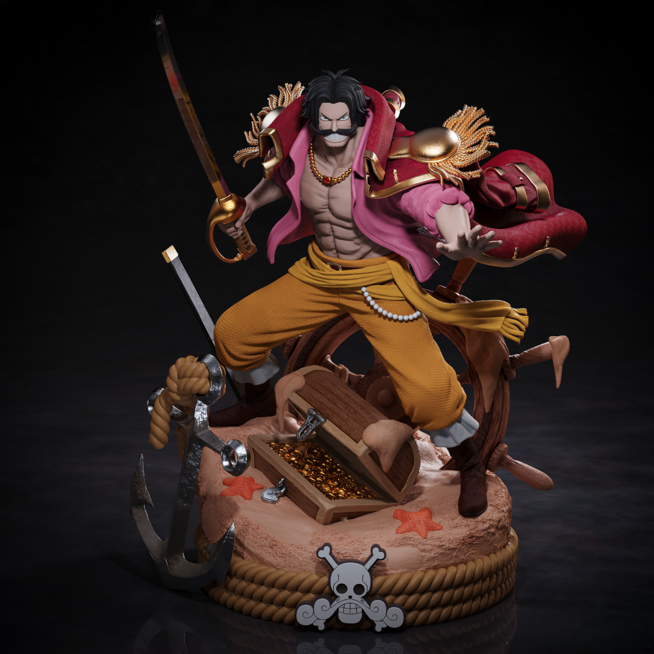 Pirate légendaire - High Quality 14K Resin - NON PEINT