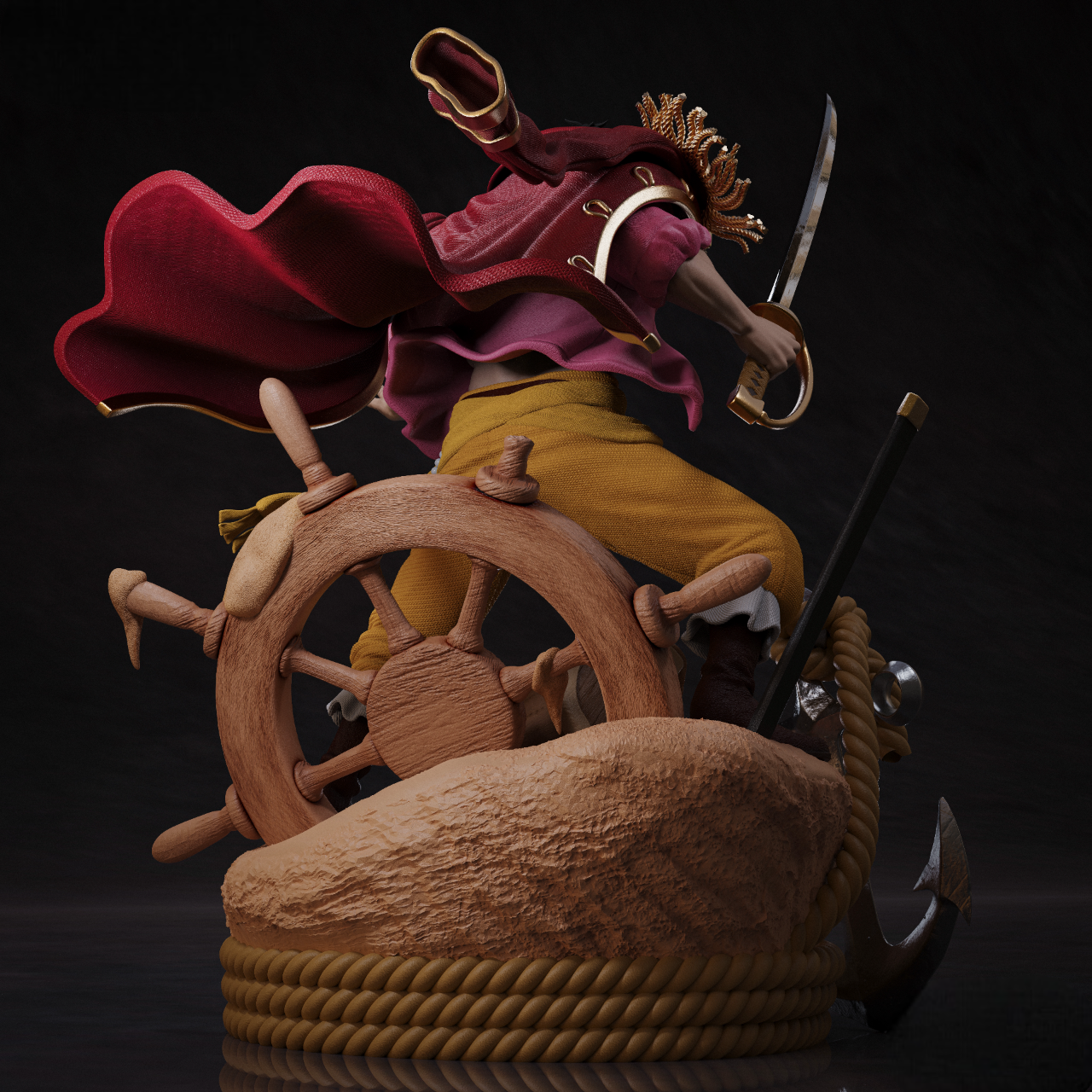 Pirate légendaire - High Quality 14K Resin - NON PEINT